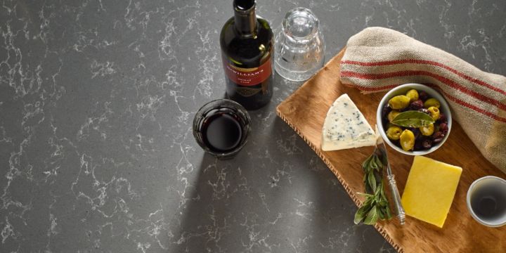 Zodiaq Concrete Carrara Styled 2x1