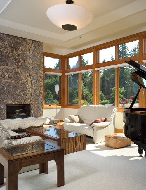 contemporary family room