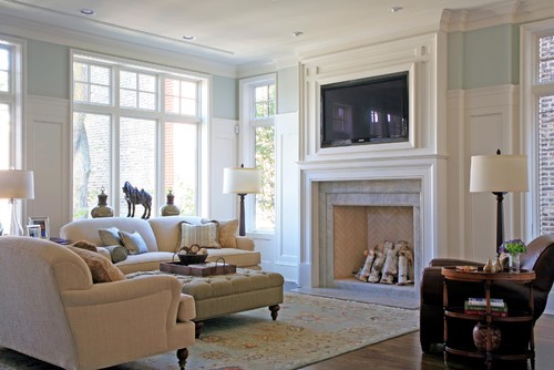 traditional family room