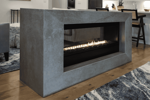 Telepman Fireplace #2565 Soke Dekton Ultra Compact