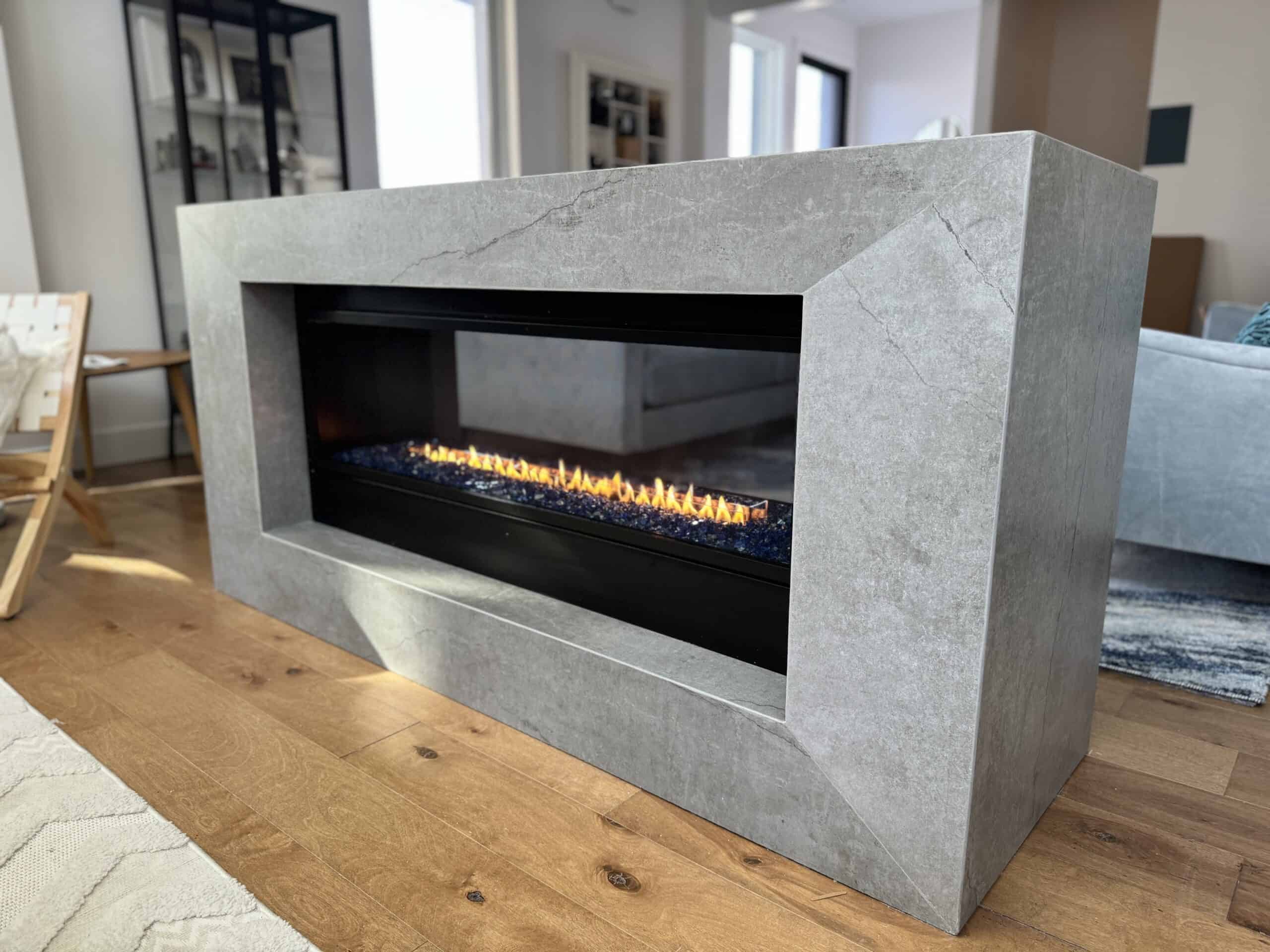 Soke Dekton Fireplace Surround Telepman